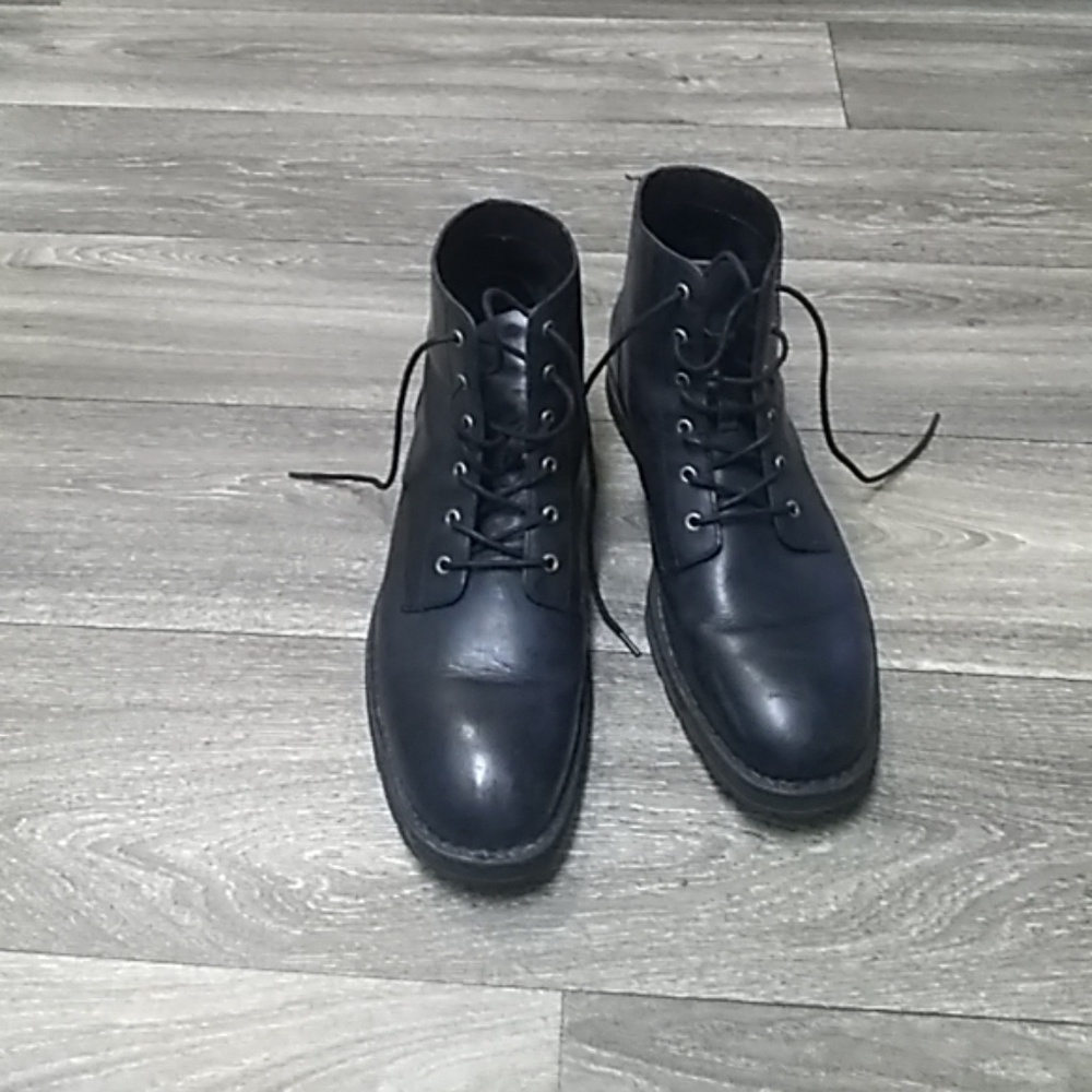 Born hollis boot black leather size 13